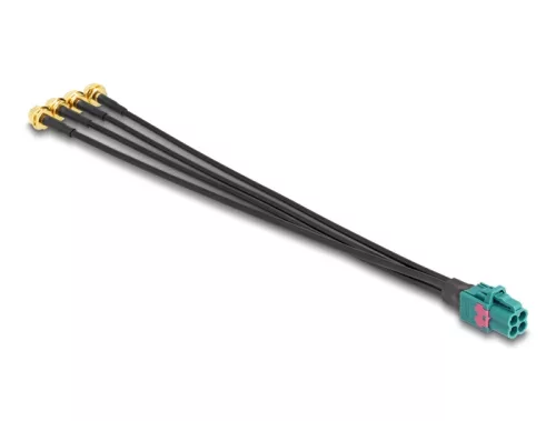 Delock Mini FAKRA Z quad kábel anya - 4 db. SMA anya 20 cm (DL-90283)