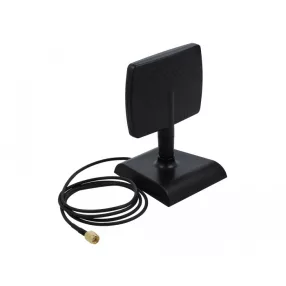   Delock WLAN WiFi 6 Antenna RP-SMA apa 4 - 6 dBi irányított, mágneses talppal dönthető csatlakozóval (DL-90297)