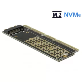   Delock PCI Express x16 (x4 / x8) kártya - 1 x NVMe M.2 Key M szerverhez (DL-90303)