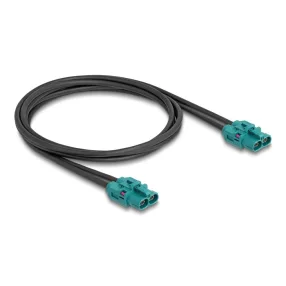   Delock HDMTD Z kábel dupla anya - HDMTD Z dupla anya 1 m (DL-90338)