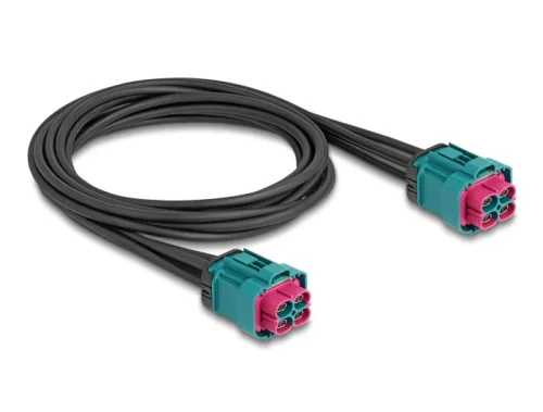 Delock HDMTD Z quad kábel anya - HDMTD Z quad anya 1 m IP67 védelmi osztályú (DL-90342)
