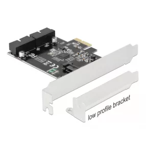   Delock PCI Express Kártya 2 x belső USB 3.0 tűfejes csatlakozóhoz (DL-90387)