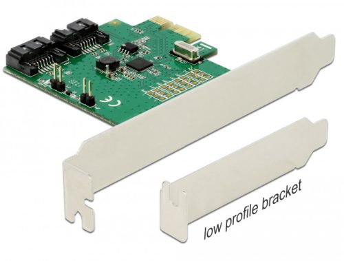 Delock 2 portos SATA PCI Express Kártya RAID-del