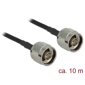   Delock Antenna kábel N-dugó apa N-dugó LMR195 10 m low loss (DL-90424)