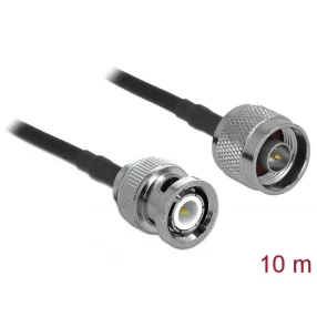   Delock Antenna kábel N-dugó apa BNC-dugó LMR195 10 m (DL-90425)
