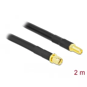   Delock Antennakábel SMA-dugó - SMA-hüvely LMR/CFD300 2 m low loss (DL-90461)