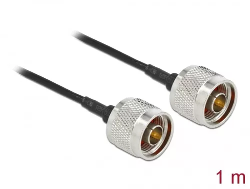Delock Antennakábel N-dugó - N-dugó LMR/CFD100 1 m low loss (DL-90472)