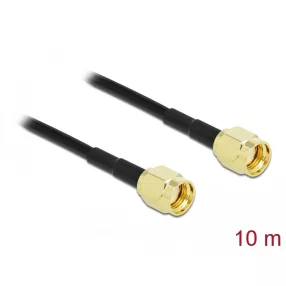   Delock Antennakábel RP-SMA-dugó - RP-SMA-dugó LMR/CFD100, 10 m (DL-90475)