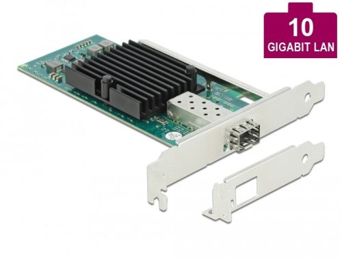 Delock PCI Express Kártya > 1 x SFP+ bővítőhely 10 Gigabit LAN