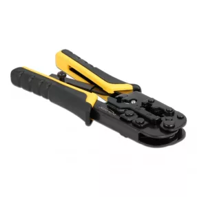   Delock általános krimpelő szerszám kábelcsupaszolóval 8P (RJ45), 6P (RJ12/11) vagy 4P apa plugokhoz (DL-90505)