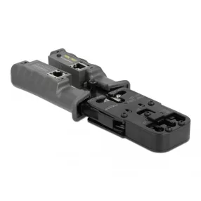   Delock Krimpelő eszköz csupaszítóval és hálózati teszterrel 8P (RJ45), 6P (RJ12/11), 6P DEC vagy 4P (DL-90511)