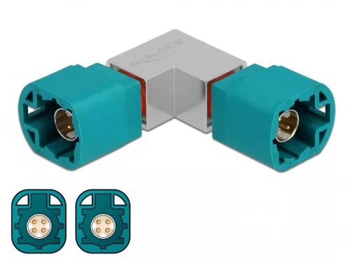 Delock Adapter HSD Z apa és HSD Z apa ívelt (DL-90525)