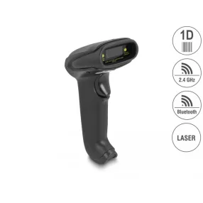   Delock Vonalkódolvasó 1D Laser 2,4 GHz-es, Bluetooth vagy USB-hez (DL-90564)