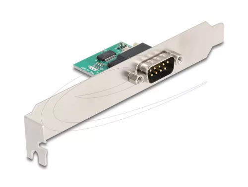 Delock USB - RS-232 átalakító FTDI FT231XS USB 2.0 tűfejes apa - D-Sub 9 apa standard kerettel és kábellel 30 cm (DL-90582)