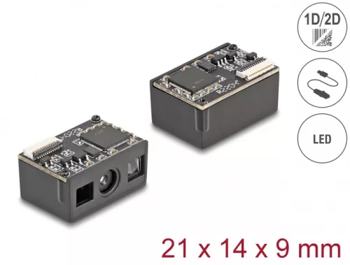 Delock Vonalkód olvasó modul 1D és 2D - német típus (DL-90603)