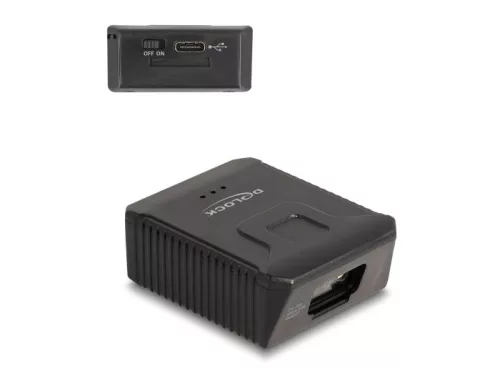 Delock Hordható vonalkód leolvasó 1D és 2D 2,4 GHz-cel vagy Bluetooth-szal - 90606 és 90609 számú kesztyűkhöz (DL-90605)