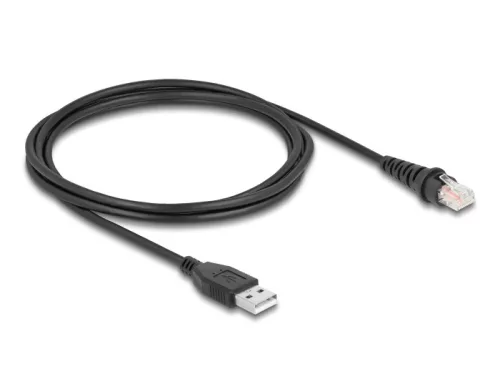 Delock RJ50   A-típusú USB 2.0 vonalkód olvasó kábel 2 m (DL-90611)
