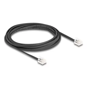   Delock Telefon kábel RJ11 apa - RJ11 apa fekete 2 m (DL-90618)