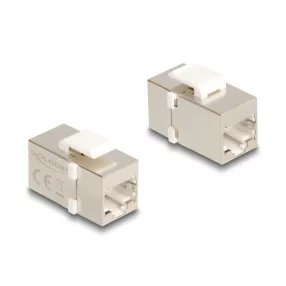   Delock Keystone modul, RJ45-aljzat - RJ45-aljzat, Cat.6 FTP (DL-90637)