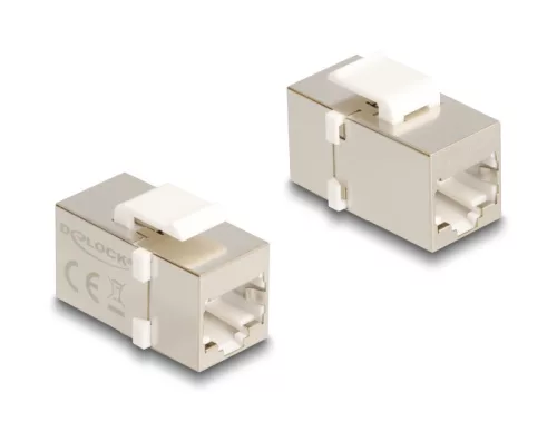 Delock Keystone modul, RJ45-aljzat - RJ45-aljzat, Cat.6 FTP (DL-90637)