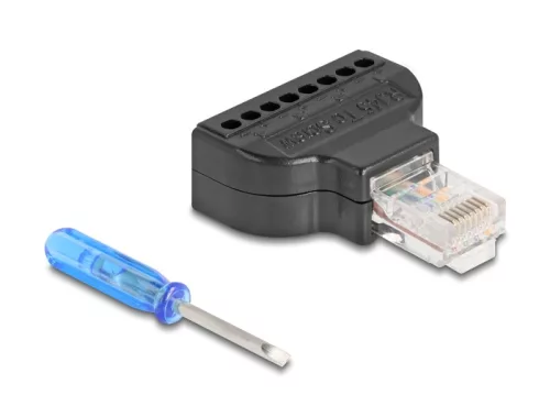 Delock RJ45 apa   sorkapocs csavarhúzóval Cat.5e (DL-90654)
