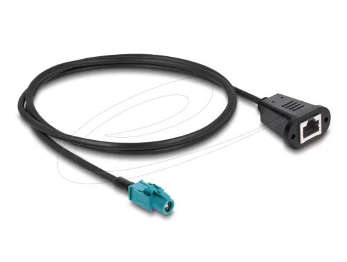Delock Kábel HSD Z anya - RJ45 anya 1 m (DL-90700)