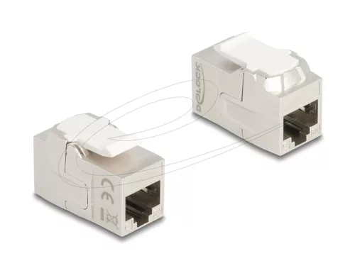 Delock Keystone modul összekötő RJ45 aljzat RJ45 aljzat, Cat.6A árnyékolt (DL-90718)