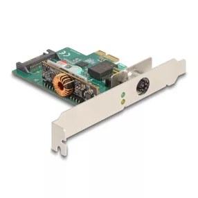   Delock PCI Express x1 kártya - 1 x M12 2,5 Gigabit LAN PoE+ (DL-90760)