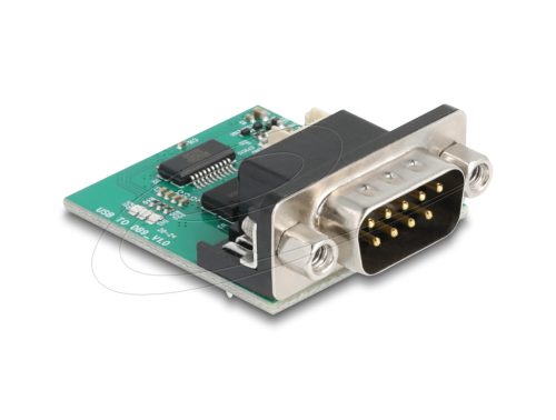 Delock USB - RS-232 átalakító FTDI FT231XS USB 2.0 tűfejes apa - D-Sub 9 apa kábel 30 cm