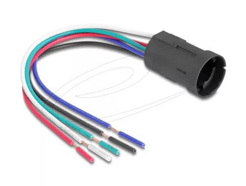 Delock Foglalat 19 mm-es 5 tűs Nyomó Gomb vagy Kapcsoló (DL-90792)