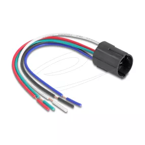   Delock Foglalat 16 mm-es 5 tűs Nyomó Gomb vagy Kapcsoló (DL-90793)