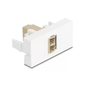   Delock Easy 45 Modul LC Duplex anya LC Duplex anya fehér/bézs (DL-90840)