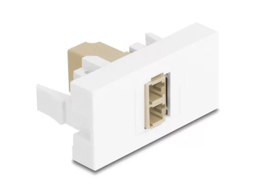 Delock Easy 45 Modul LC Duplex anya LC Duplex anya fehér/bézs (DL-90840)