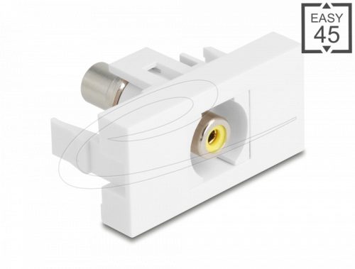 Delock Easy 45 modul RCA anya RCA anya sárga/fehér