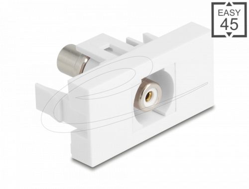 Delock Easy 45 modul RCA anya RCA anya fehér/fehér