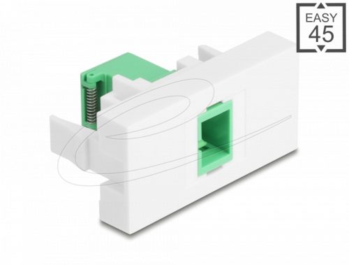 Delock Easy 45 modul SC Simplex anya SC Simplex anya lézeres védelmi flippel zöld/fehér belsejében