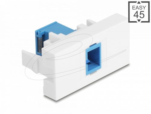 Delock Easy 45 modul SC Simplex anya SC Simplex anya lézeres védelemmel ellátott belső kék/fehér flippel