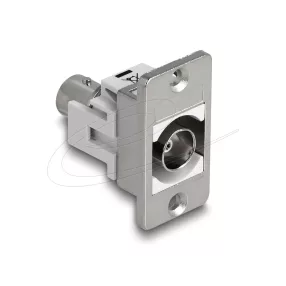   Delock panel tartó BNC anya-BNC anya ezüst / fehér (DL-90880)