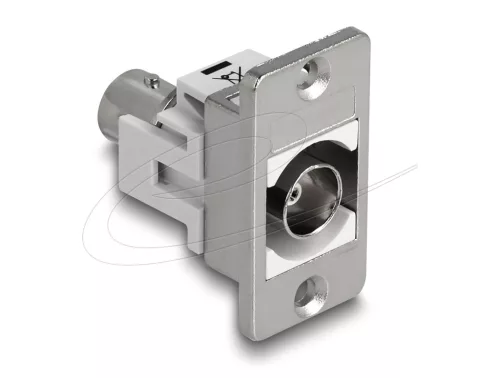 Delock panel tartó BNC anya-BNC anya ezüst / fehér (DL-90880)