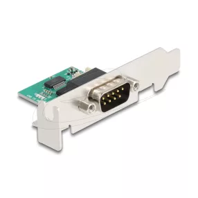   Delock USB-RS-232 átalakító FTDI FT231XS USB 2.0 tűs fejléc dugasz D-Sub 9 dugó alacsony profilú konzollal és 30 cm-es kábellel (DL-90892)
