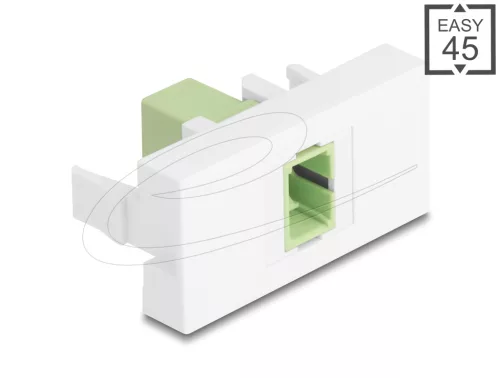Delock Easy 45 Modul SC Simplex anya - SC Simplex anya limezöld / fehér (DL-90894)