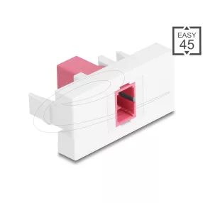   Delock Easy 45 Modul SC Simplex anya - SC Simplex anya lila / fehér (DL-90895)