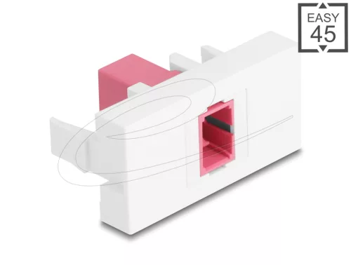 Delock Easy 45 Modul SC Simplex anya - SC Simplex anya lila / fehér (DL-90895)