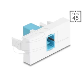   Delock Easy 45 Modul SC Simplex anya - SC Simplex anya aqua / fehér (DL-90899)