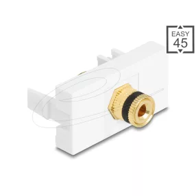   Delock Easy 45 Modul kötőoszlop a menetes anyához fekete/fehér (DL-90902)