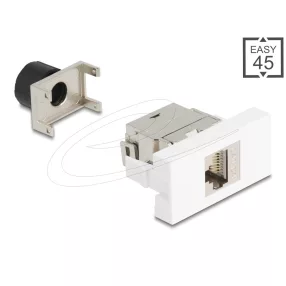   Delock Easy 45 Modul RJ45 - LSA Cat.6A 180 -os szerszámmentes (DL-90906)