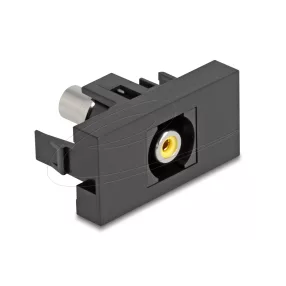   Delock Easy 45 modul RCA anya - RCA anya sárga / fekete (DL-90957)