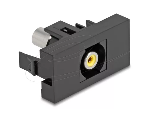 Delock Easy 45 modul RCA anya - RCA anya sárga / fekete (DL-90957)