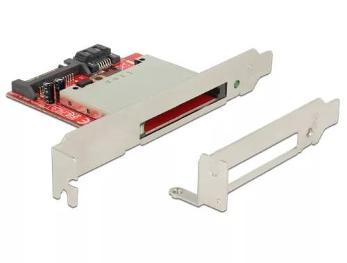 Delock SATA kártyaolvasó CFast-kártyához alacsony profilú formatényezővel (DL-91495)