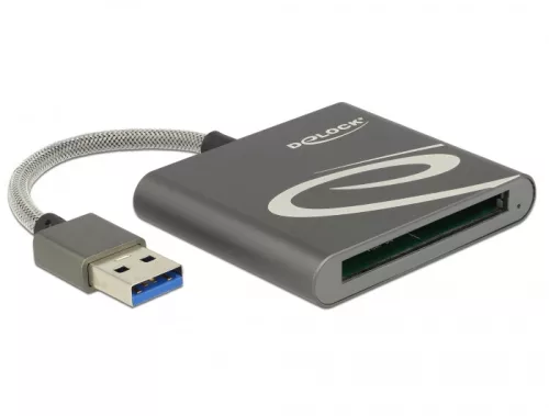 Delock USB 3.0 kártyaolvasó CFast 2.0 memóriakártyákhoz (DL-91525)